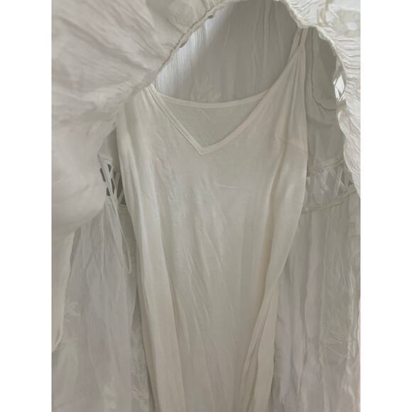 Free People Ivory Marissa Mini Dress - Small - Picture 8 of 9